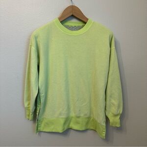 Aerie Vibrant Green Crewneck Top